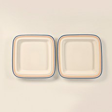 시라쿠스 메이플 정사각접시, 코지블루, 2개