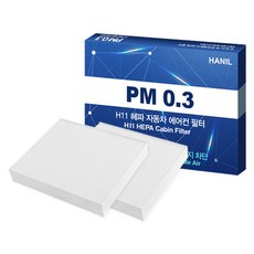 HANiL FILTER PM 0.3 H11 HEPA 車用空調濾網, 2個, HH191