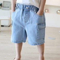 sonyun market 兒童時尚工裝牛仔短褲