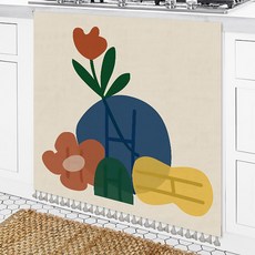 I Love Home 彩色印花魔鬼氈多功能門簾, TYPE7