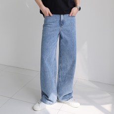 DISPERO 男性日常寬版牛仔褲