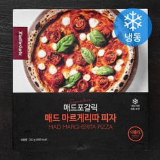 매드포갈릭 매드 마르게리따 피자 나폴리 (냉동), 342g, 1개입, 1박스