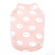 Market A 寵物狗印花T恤, 粉紅色, 1個