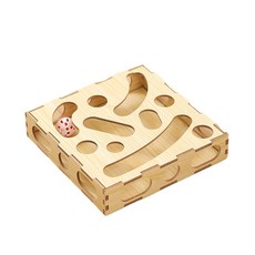 Morepet貓咪軌道鈴鈴球找球玩具, 混合顏色, 1個