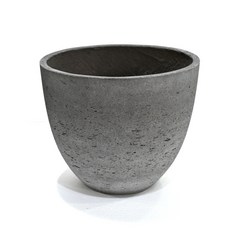 Garden in the City 圓口花盆, 發霉的棕色 B