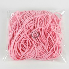 Sewing by hand 彩色鬆緊帶口罩繩 90m, 06 粉紅色, 1個