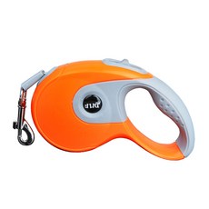 반려동물 자동 개폐식 가죽끈 5m, 01 주황색, 1개