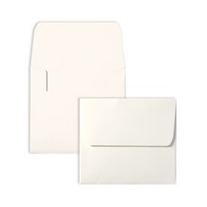 迷你彩虹粉彩信封, 奶油色, 100個
