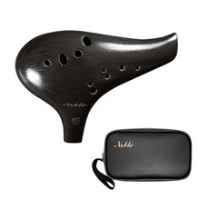 noble Ocarina 陶瓷貝司 C 獨奏陶笛, 單品, 黑色的