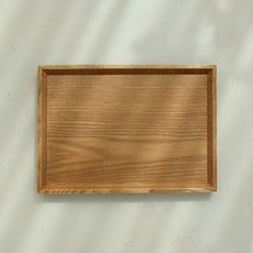 acacia home 家用長方形託盤 迷你, 1個, 橡木