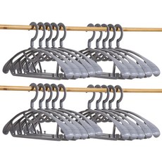 Cozywell 防滑高強度ABS衣架, 20個, 灰色