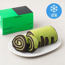 슈퍼말차 블랙 롤케이크 (냉동), 323g, 1개