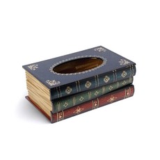 Booth Market 北歐風復古設計面紙盒, 藍色