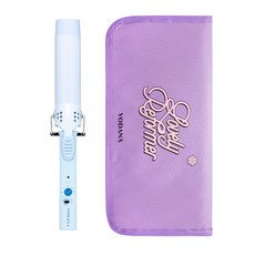 VODANA Glamwave Bong 無鐵螺栓 36 毫米 + 耐熱大袋 Bong FD36, 奉FD36, 奶油藍（燙髮器）