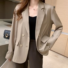 LUNA GIRL 女款Lisyuneon雙釦外套