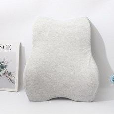 柔軟靠背腰墊 GH09_RD_492, 白色的