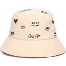 JEEP SPIRIT 復古 刺繡 漁夫帽