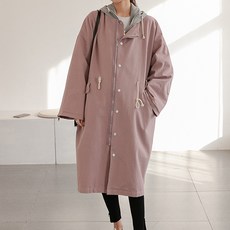 루나글램 임산부 마카롱 컬러 롱 야상 재킷