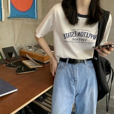 UNHAVE 女款日常短版短袖T恤