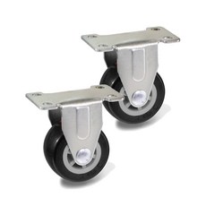 MASTER.S 無噪音輕載腳輪固定小輪子 6 DS 1015 PVP (B)-R 8p, 1個