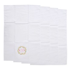 市集風格刺繡居家布餐巾, 類型2, 4個, 1個