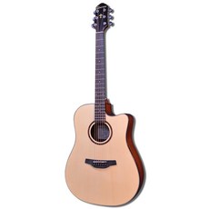 Crafter 木吉他 Dreadnought 缺角 內建前級, 1個, 原木色, HD-250CE/N