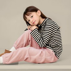 unifriend 兒童燈芯絨束口褲