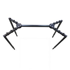 G2蜘蛛腳可折疊式8段高度調節鍵盤支架+防滑橡膠墊, 黑色