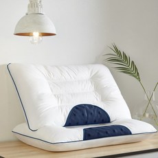 soonZAM 蕎麥一般槐樹磁石枕頭, 海軍藍, 1個