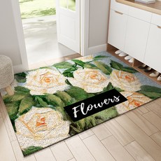 DM 甜蜜家居花朵地墊, 混合色, 1個