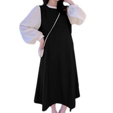 루나글램 여성스러운 임산부 원피스 POI28