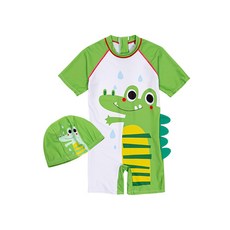 CommeMoi 男童泳裝 + 帽子套組 CCV34BSW232