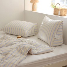 쉬즈홈 다용도 워싱 삼각 등받이쿠션 커버