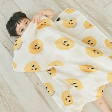 ROTOTO bebe 南瓜棉紗毯, 混色