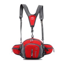Tanluhu Playfit 超輕量登山腰包, 紅色