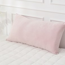 아이닉스 벨라 극세사 침대 헤드쿠션커버 솜포함, 핑크