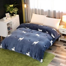 러블리 패턴 부드럽고 따뜻한 겨울 이불커버, 10