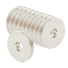 鐵器海洋強力圓形磁鐵 零件用 25*4mm, 10個