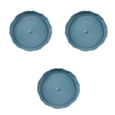 圓拳 北歐風格 花盆底盤 3入, 藍色, 3個