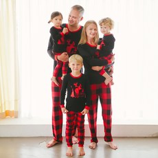 VAENAIT BABY 男士 Merry Moose 聖誕家庭長袖上下套裝