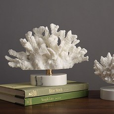 JHcompany 柔和奶油珊瑚色擺件 C, 單一顏色