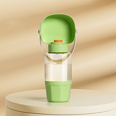 PASTEL PET 寵物手柄便攜式飲水器, 1個, 綠色
