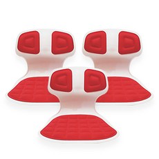 팬물산 픽스 바디체어 3p, 레드