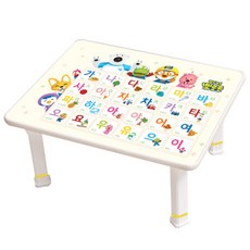 Living Codi 可調高 高光澤 安全學習桌 (韓文字母), 韓文款