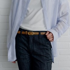 JILLSTUART ACC 女用 Benua 皮革細版腰帶