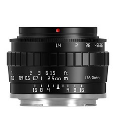 티티아티산 APS-C 23mm F1.4 소니 E 마운트 카메라 렌즈 블랙