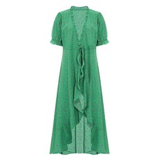 비엔엑스 셔링 앞트임 플리츠 원피스