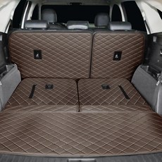 비비키 프리미엄 트렁크매트 트렁크매트 세트, 기아 쏘렌토 MQ4 디젤/하이브리드 5인승 2020년형~, 다크브라운