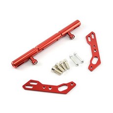 HK TRADING 機車 CNC 越野手把, 紅色, 1個