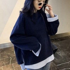 孕婦兩件式哺乳長袖上衣